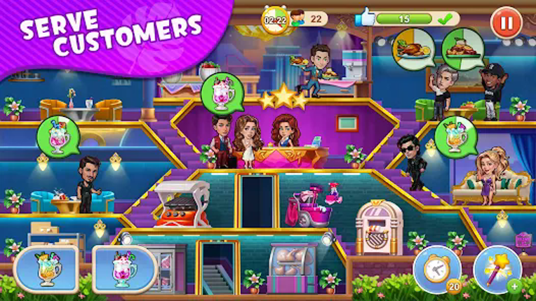 Seaside Mania: Hotel Dash Game screenshot