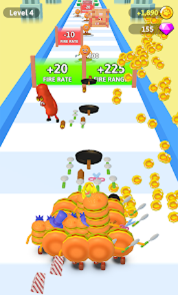 Foodie Runner: Merge & Run screenshot