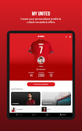 Manchester United Official App screenshot