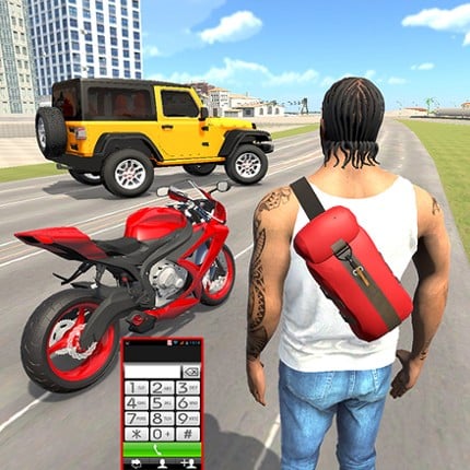 Indian City Bike Rider 3D Game Image