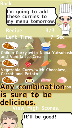 Curry & Culc - Make weird curries while doing math screenshot