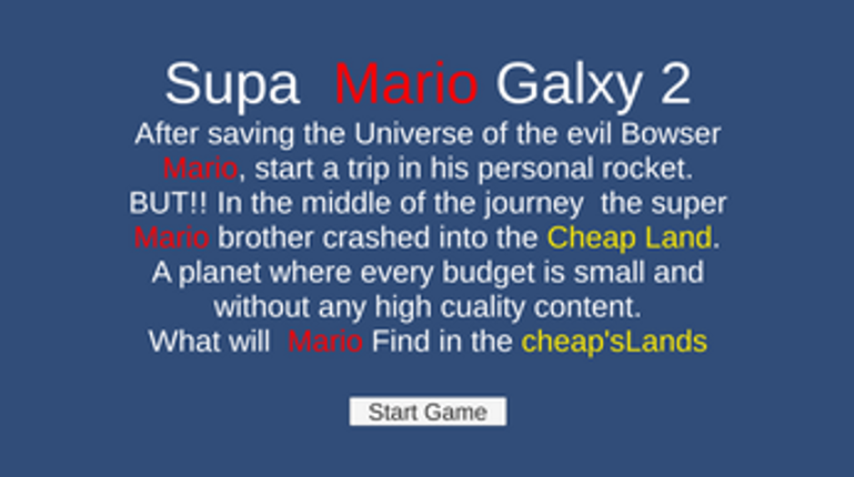 Supa Mario Galxy 2 screenshot