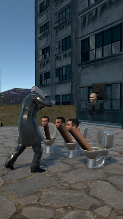Toilet Fight: skibidi toilet Image