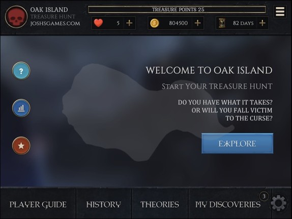 Oak Island Treasure Hunt screenshot