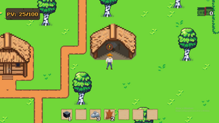 Ouro Branco - Jogo Eletrônico 2D Sobrevivência Image