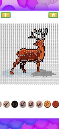 Sequin Sim - Colors by Number Image