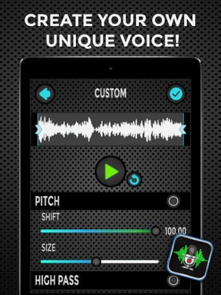 Voice Recorder and Editor – Change Your Speech with Funny Sound Effects screenshot