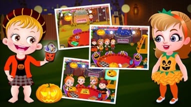 Baby Hazel Pumpkin Party Image