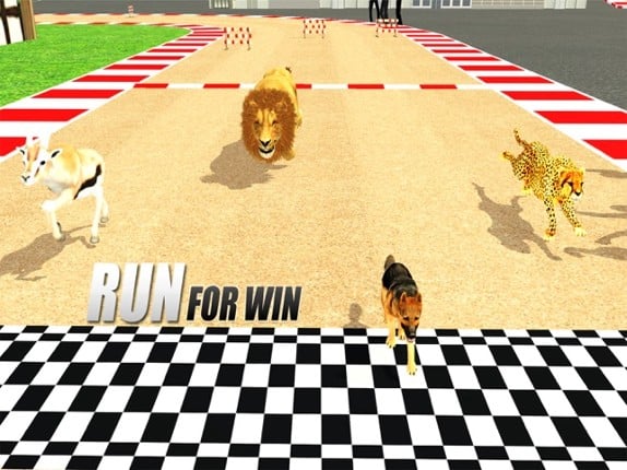 Crazy Wild Animal Racing Game screenshot