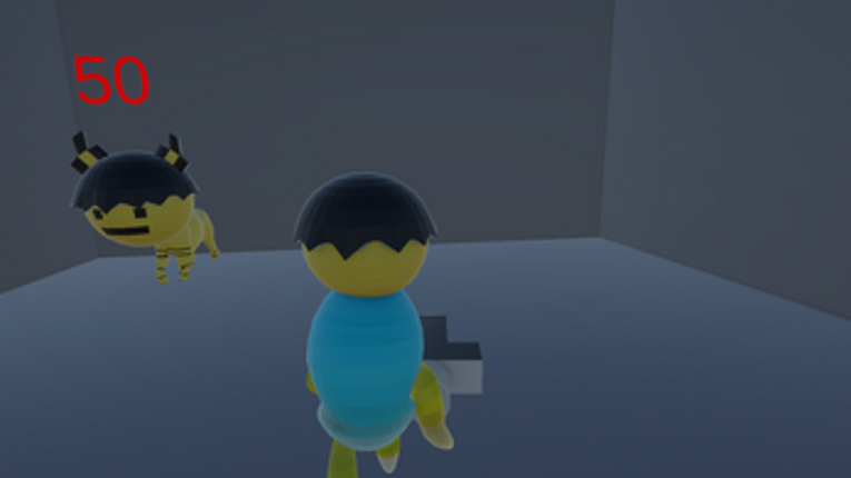 Daniel fights a large monster Image