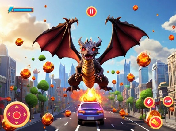 Flying Baby Dragon Pet Monster screenshot