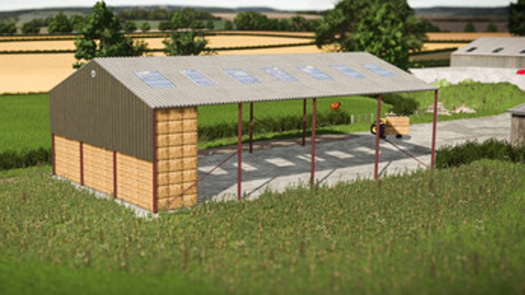 FS25 UK Bale Shed screenshot
