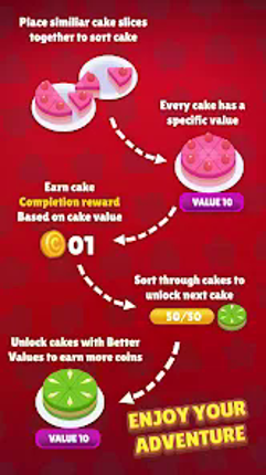 Cake Sort: 3D Color Puzzle screenshot