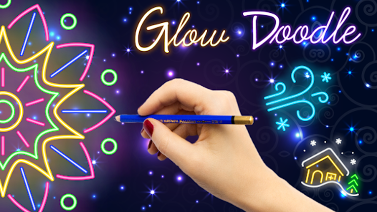 Glow Doodle Art - Color & Draw screenshot