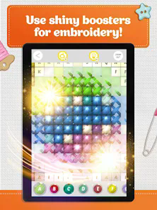 Cross Stitch Coloring Art screenshot