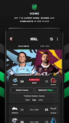 NRL Official App screenshot