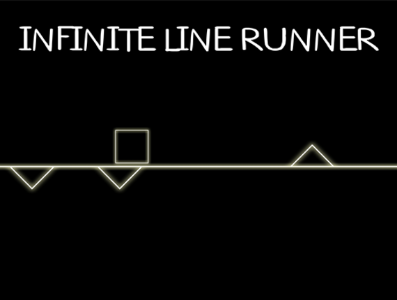 Infinite 2d line runner - avoid triangle obstacles - android hyper casual game Image