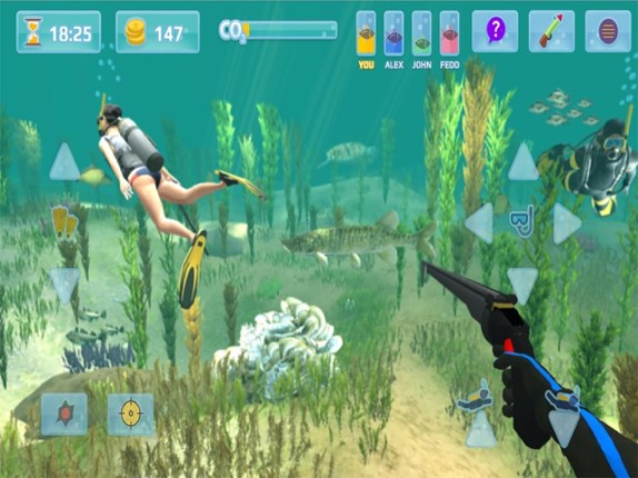 Hunter underwater spearfishing screenshot