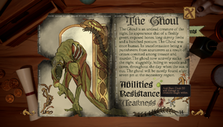 Oddbug Work Experience - Bestiary screenshot