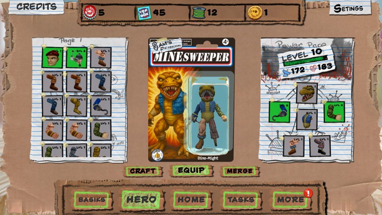 Sam's Die-abalical Minesweeper screenshot