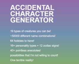 Accidental Character Generator Image