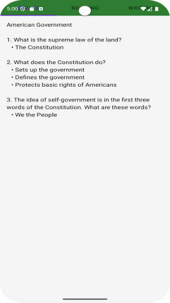 American Citizenship Prep 2025-2026 screenshot