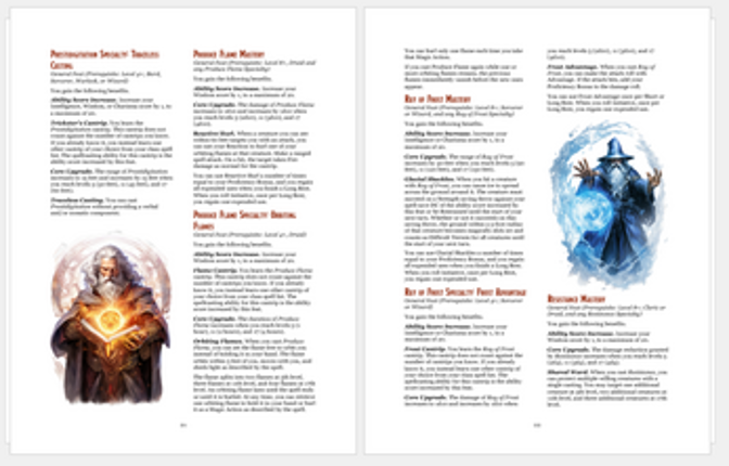 Cantrip Feats (5e PDF) – 60 Feats for Spellcasters | Digital DnD Expansion Image