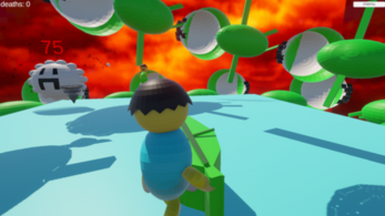 Daniel fights a large monster screenshot