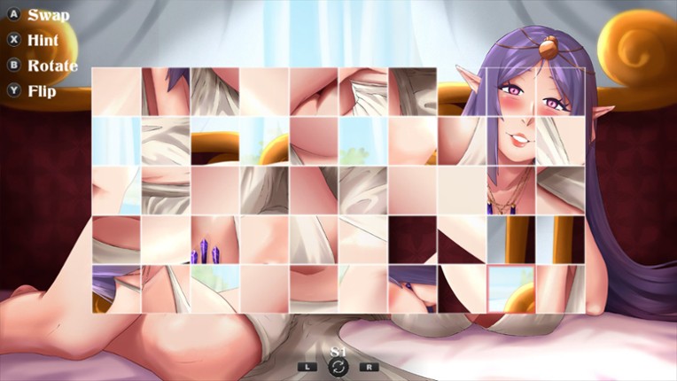 Elves Fantasy Hentai Puzzle Image