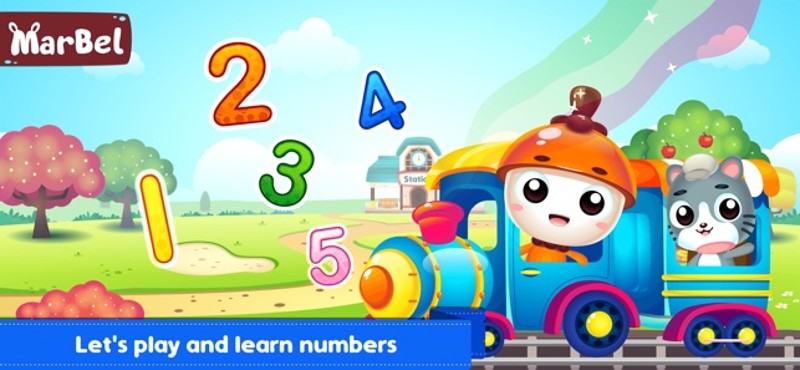 Fun Number Train Learning App screenshot