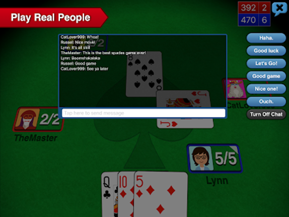 Spades + Card Game Online screenshot