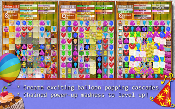 Balloon Drops - Match 3 puzzle Image