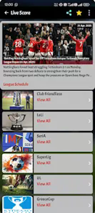 Football Score TV LIVE Image