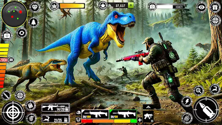 Wild Dinosaur Hunting Gun Game screenshot