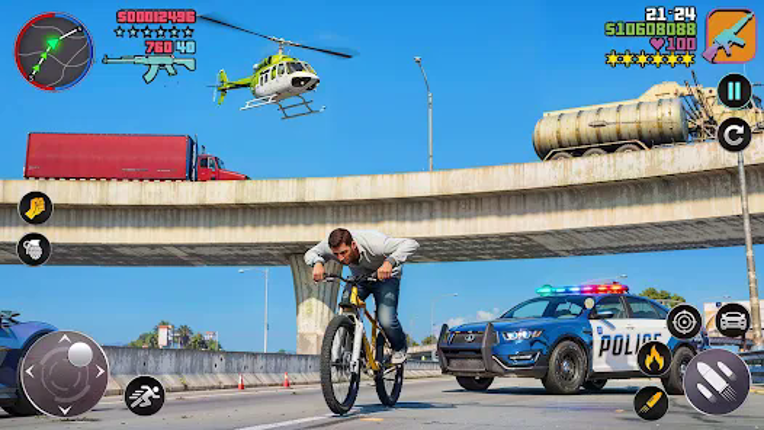 Open World Gangster Driving 3D screenshot