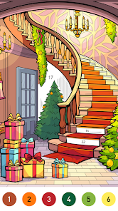 Interior Color by Number Book Image