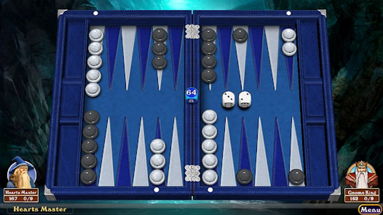 Hardwood Backgammon Board Game Image