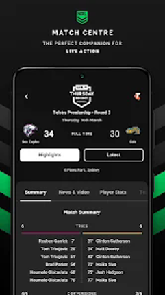 NRL Official App Image