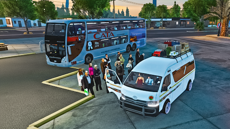 City Van Simulator: Coach Game screenshot
