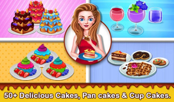 Cake Shop Great Pastries & Waffles cooking Game Image