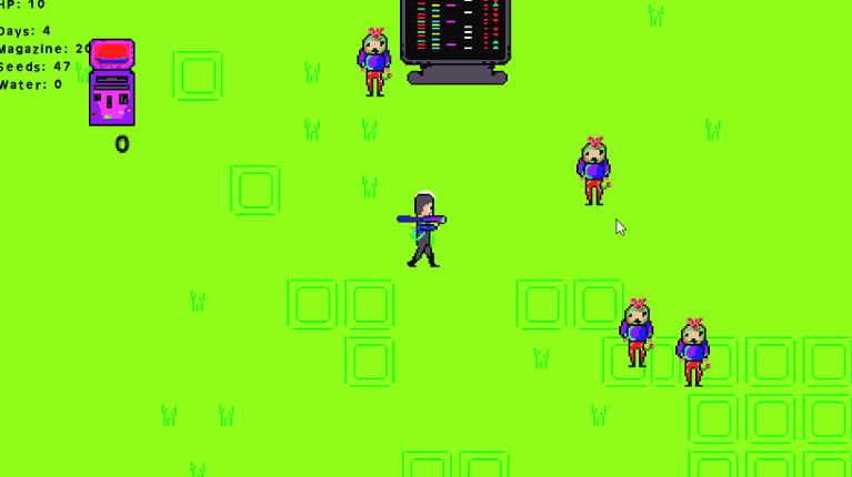 Melon Seeds Zombie Defense Alpha screenshot