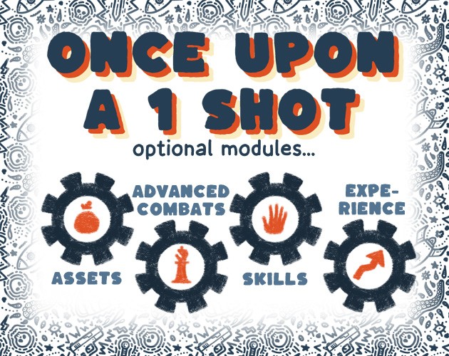 Games like Once upon a 1 shot...optional modules