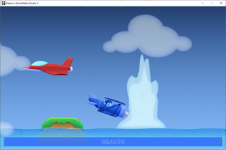 One Button Controlled - Plane Game - Accessible Game Image