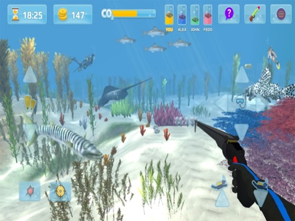 Hunter underwater spearfishing screenshot