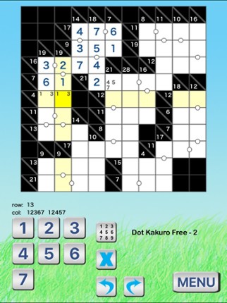 Kakuro Challenge - Cross Sum screenshot