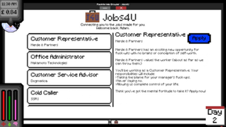 NEET: Unemployment Simulator Image