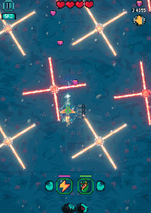 Retro Space 3D Image