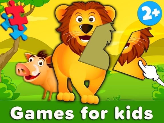 Savanna Animal Puzzle for Kids screenshot