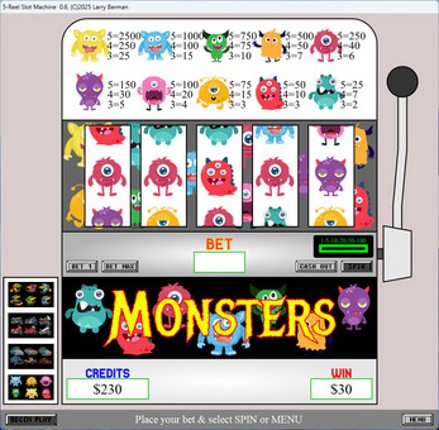 Universal 5-Reel Slot Machine w/Bonus Wheel Image
