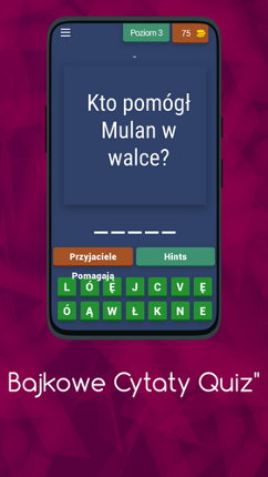 Bajkowe Cytaty Quiz screenshot